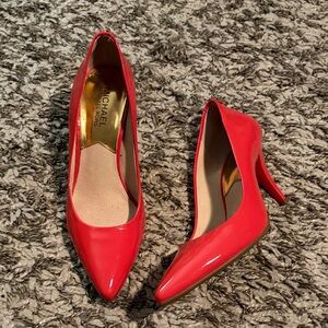 Michael Kors Vibrant Salmon Heels
